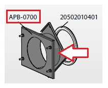 Проставка(адаптер) між котлом і пальником - APB-0700